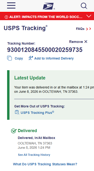 Delivery Proof 1